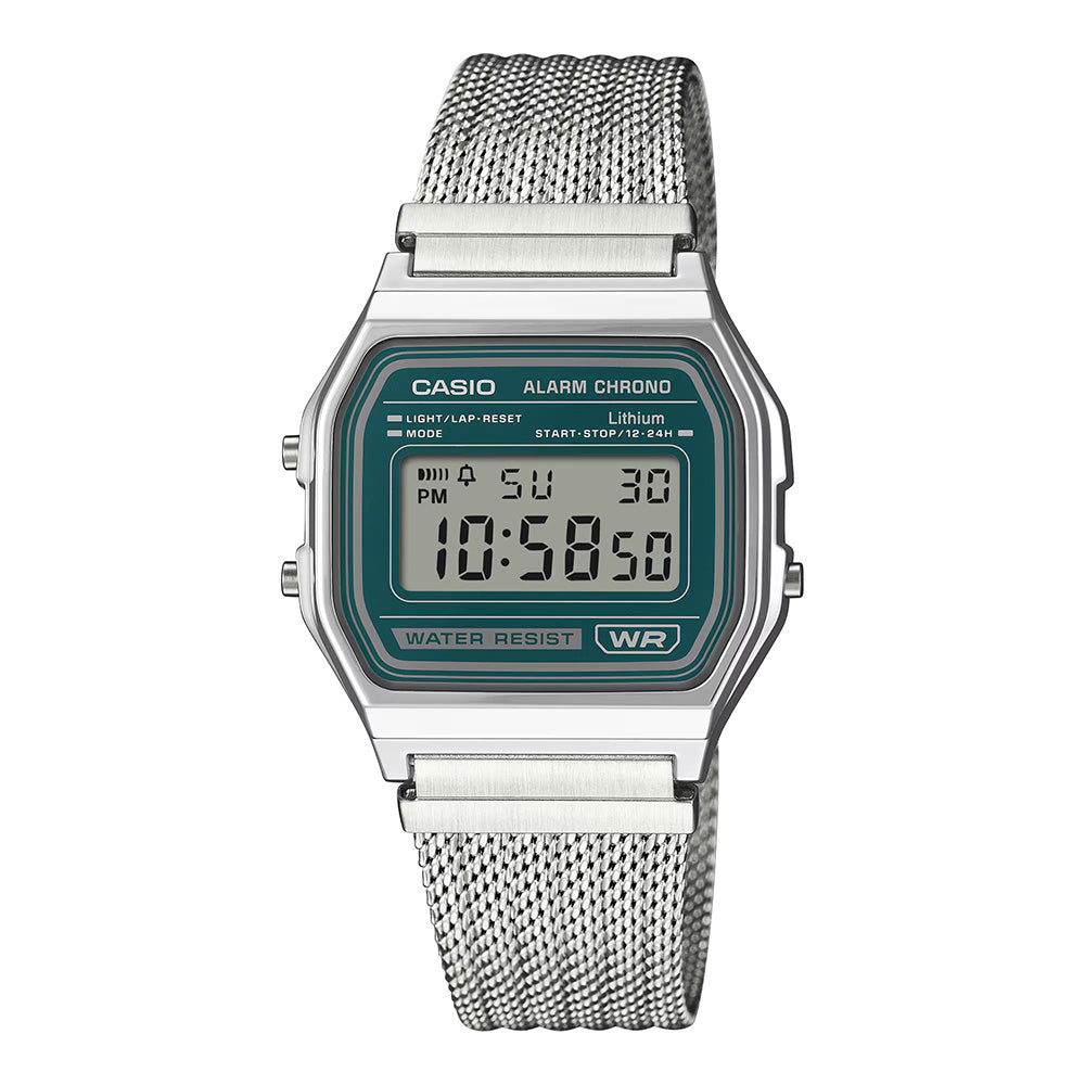 Casio Retro Unisex Digital Wrist Watch, A158WEM