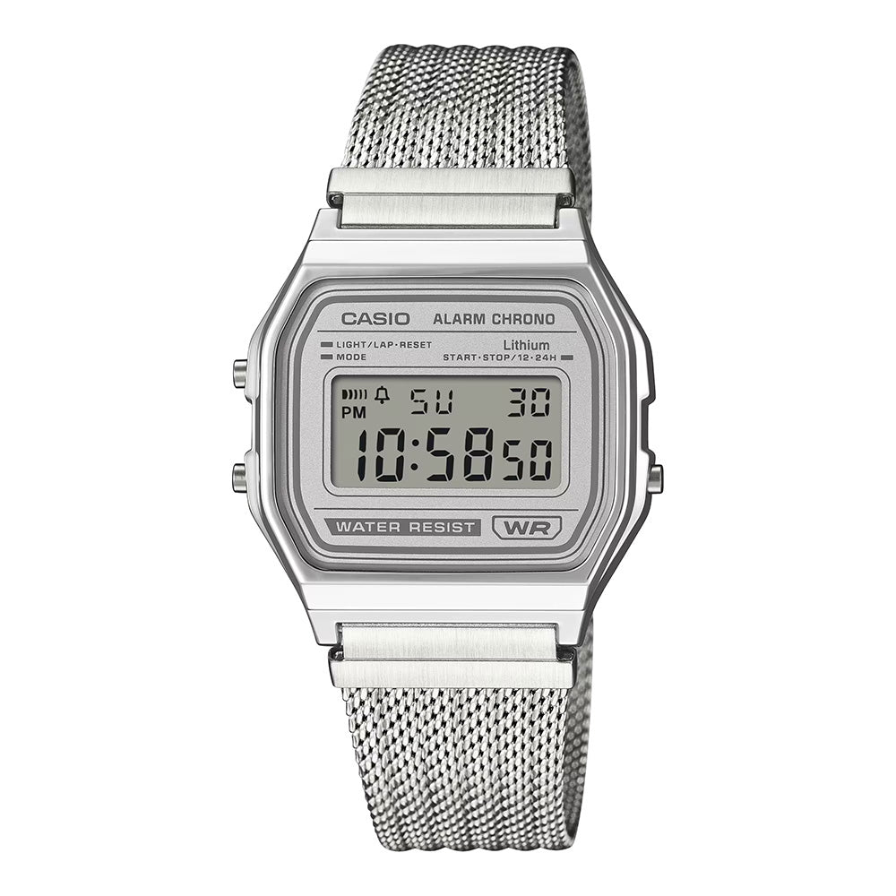 Casio Retro Unisex Digital Wrist Watch, A158WEM