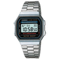 Casio Retro Digital Wrist Watch, A168WA-1WDF