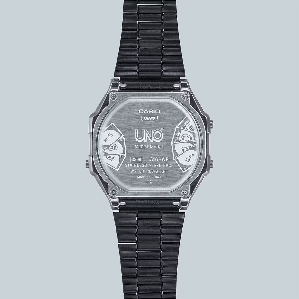 Casio Retro Digital Wrist Watch, A168WEGB-1B