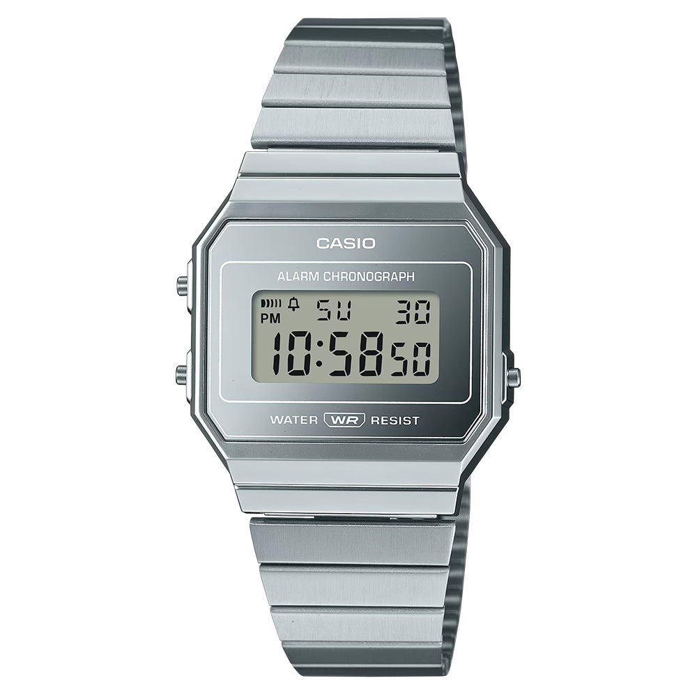Casio Retro Vintage Slim Digital Wrist Watch, A700WEV