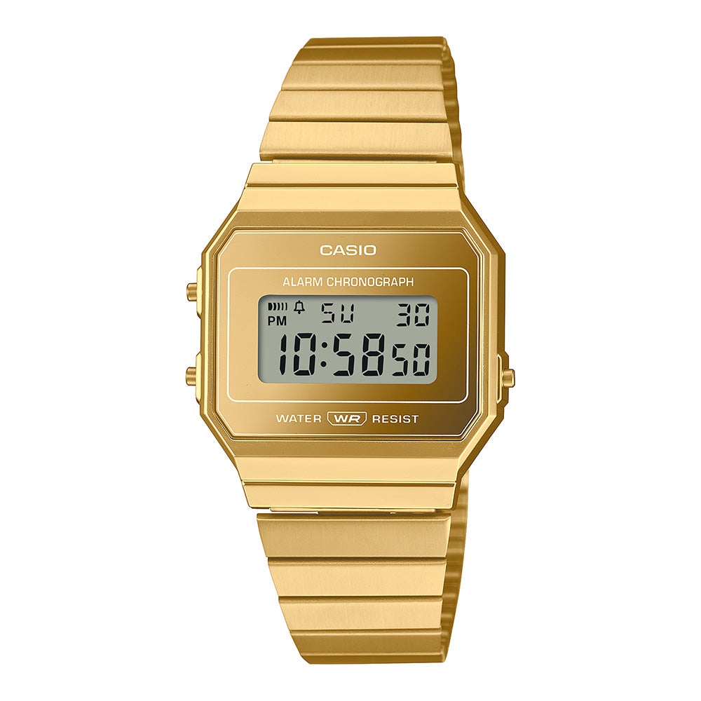 Casio Retro Vintage Slim Digital Wrist Watch, A700WEVG-9ADF