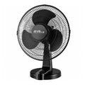 Alva 30cm Plastic Black Desk Fan