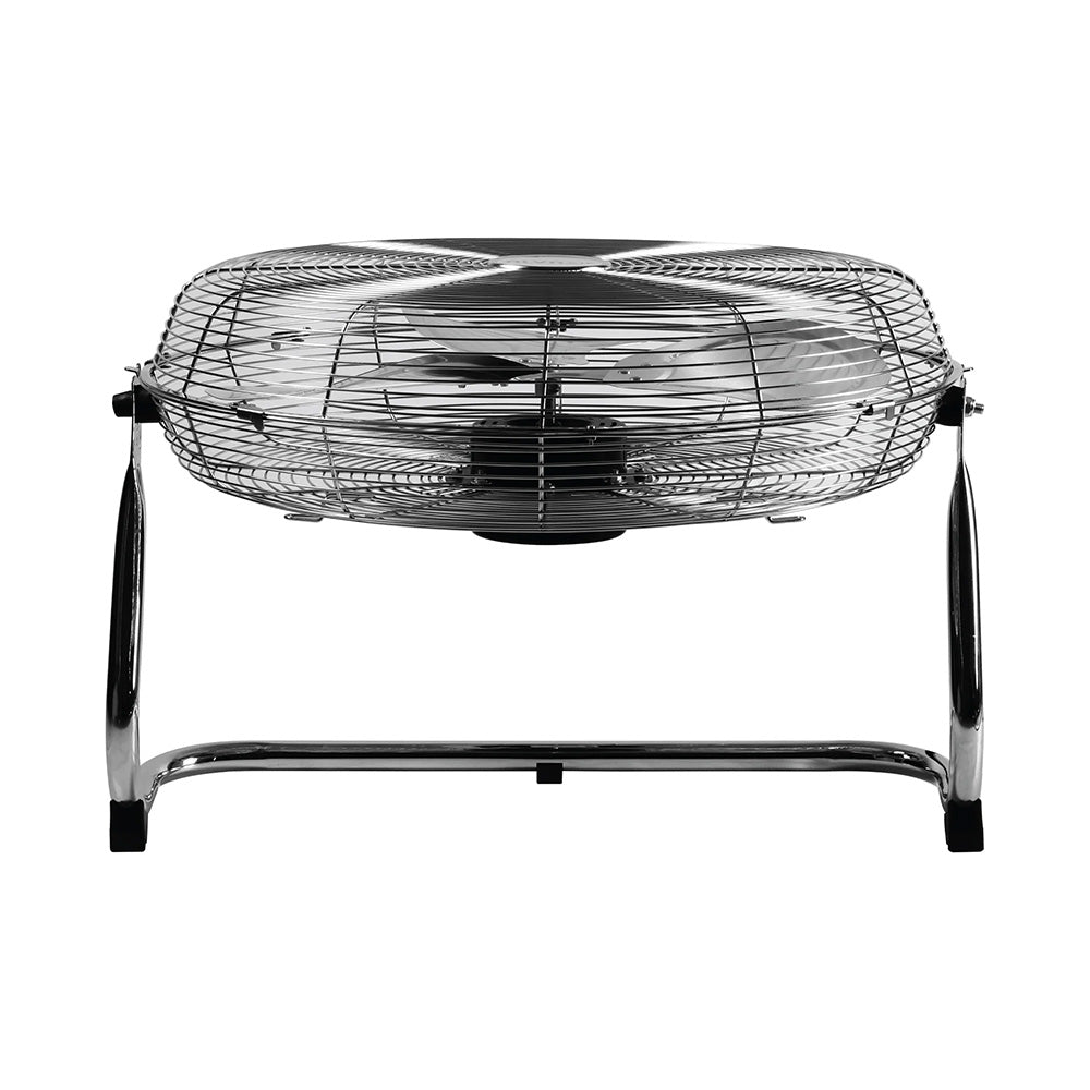 Alva 50cm High Velocity Chrome Floor Fan