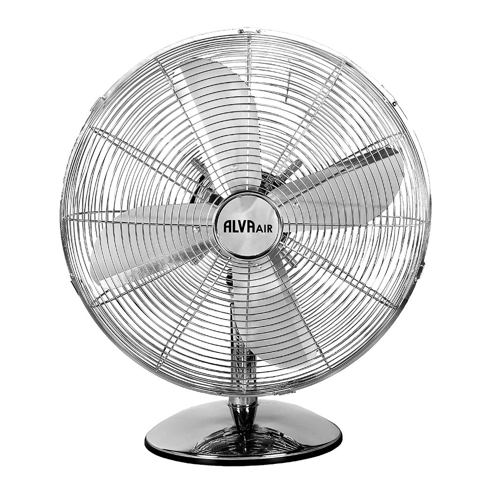 Alva 30cm Chrome Desk Fan