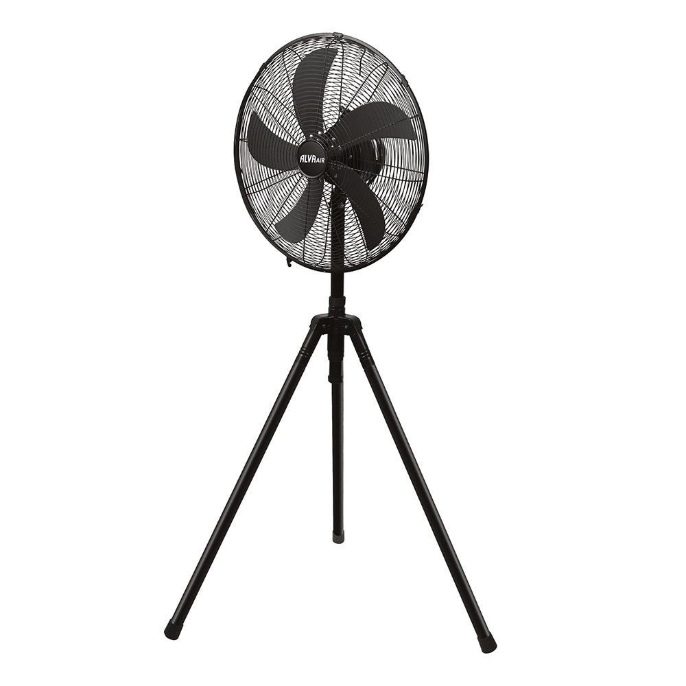 Alva 40cm Matte Black Tripod Fan