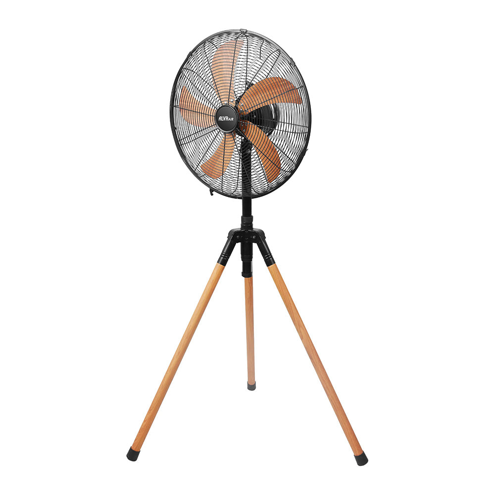 Alva 40cm Wood Finish Tripod Fan