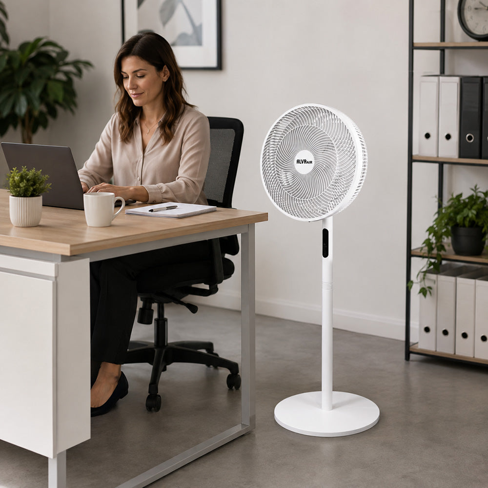 Alva 40cm Touch Control Telescopic Standing Fan with Remote Control