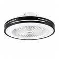 Alva 50cm Black Ceiling Fan with LED Light & Remote Control