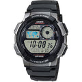 Casio Standard World Time 100m Mens Digital Wrist Watch, AE-1000W