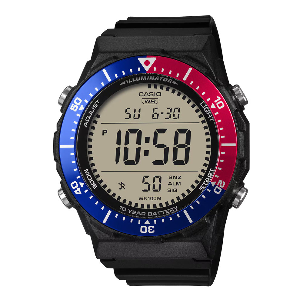 Casio Standard Men's 100m Digital Wrist Watch, AE-1700H-1A2VDF