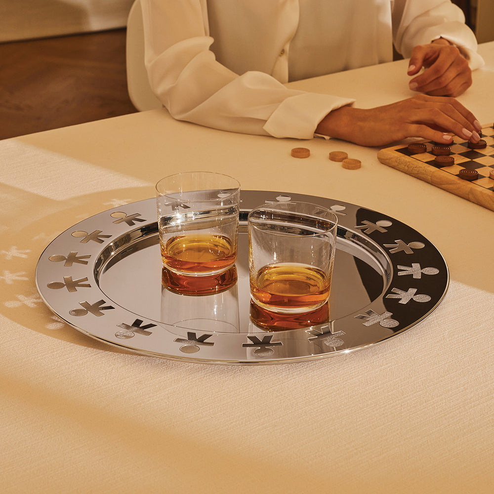 Alessi Girotondo Round Serving Tray
