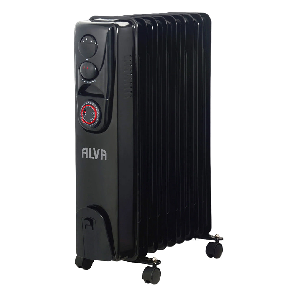 Alva 9 Fin Oil Heater with Timer