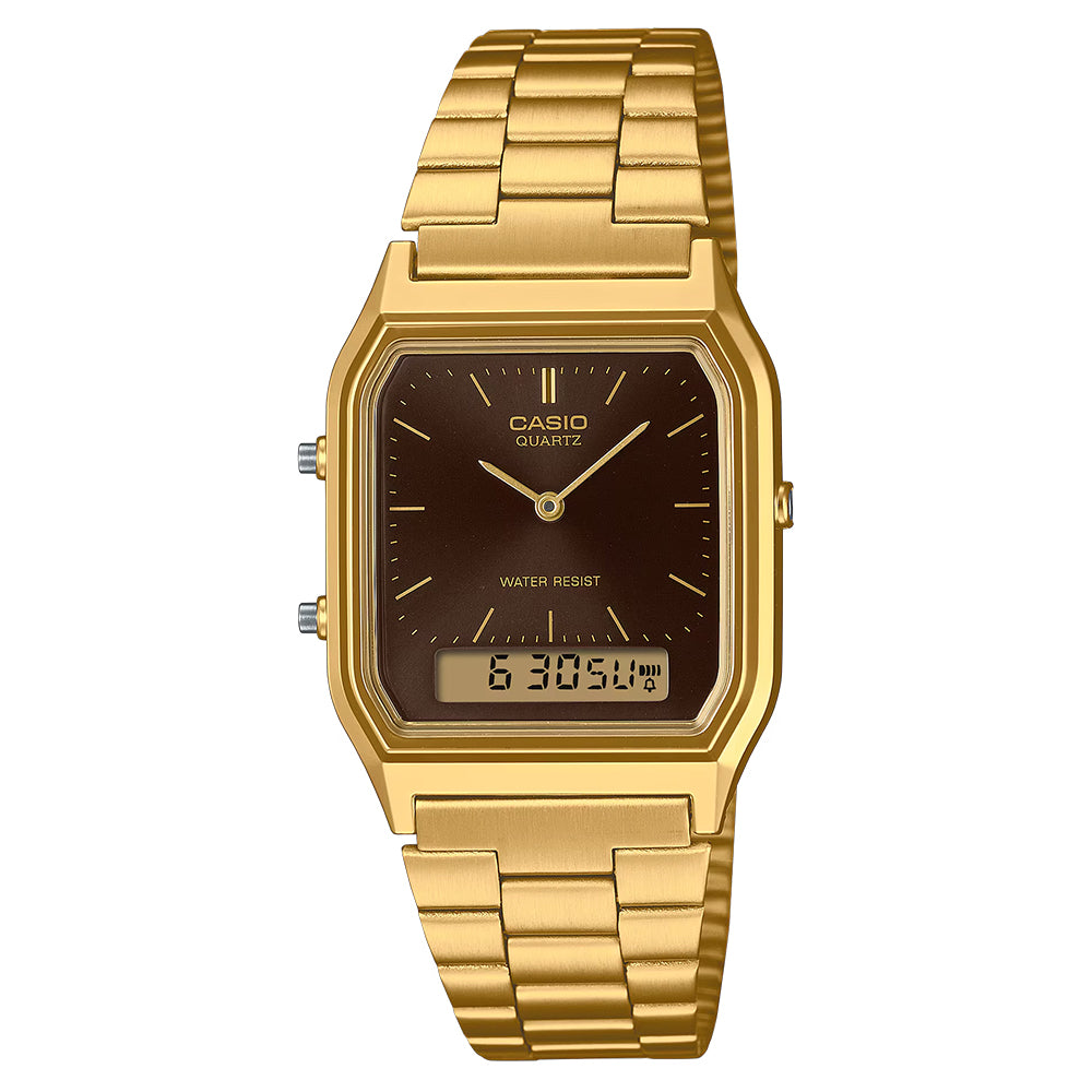 Casio Retro AnaDigi Wrist Watch, AQ-230GA-5AMQYDF