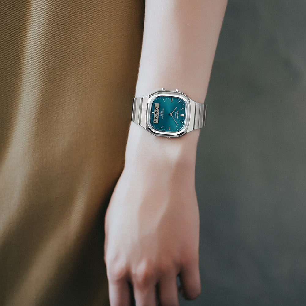 Casio Retro Women's AnaDigi Wrist Watch, AQ-240E