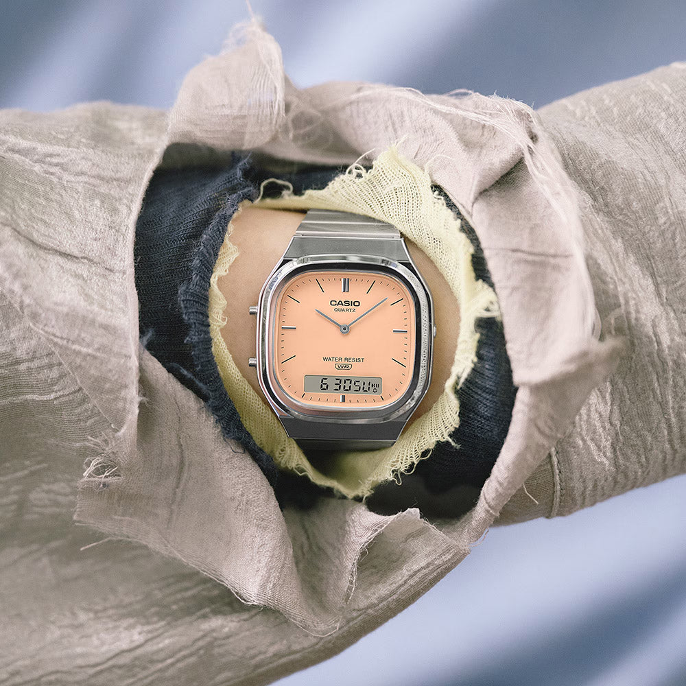 Casio Retro Women's AnaDigi Wrist Watch, AQ-240E