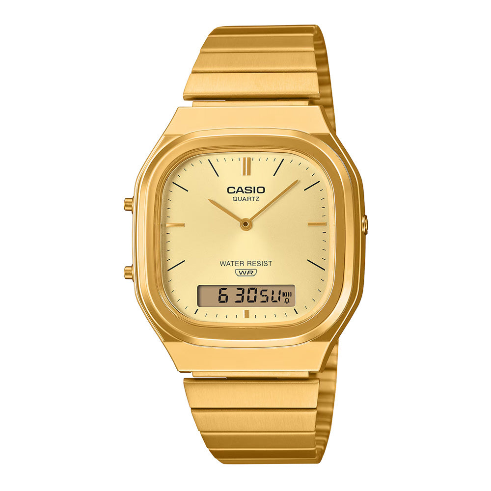 Casio Standard Men's AnaDigi Wrist Watch, AQ-240EG-9ADF
