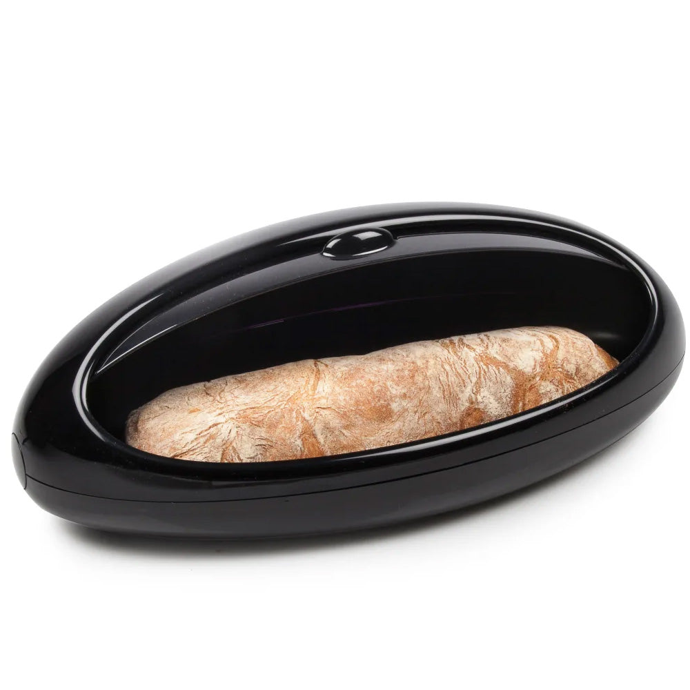 Alessi Gnam Black Bread Bin