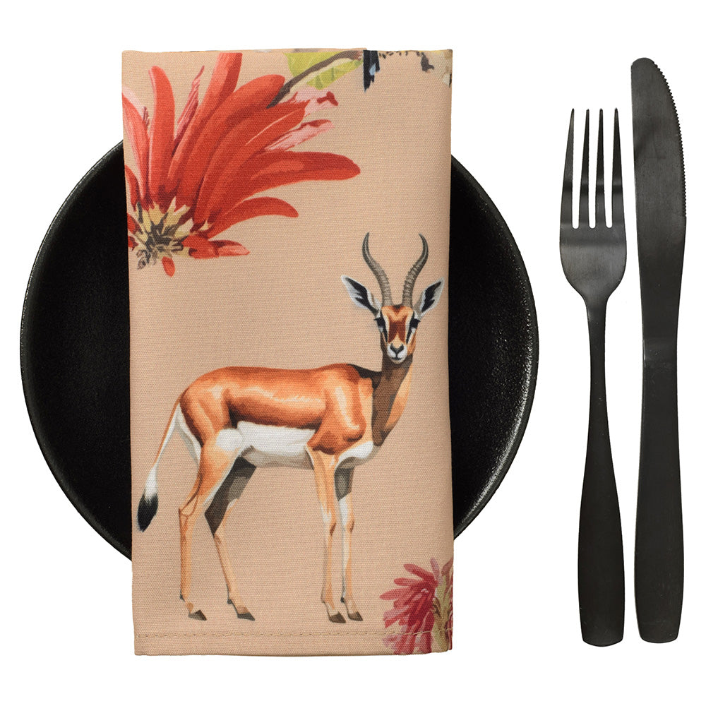 DSA Linen African Vibes Napkins, Set Of 6