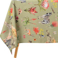 DSA Linen African Vibes Sage Rectangular Tablecloth