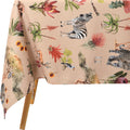 DSA Linen African Vibes Stone Rectangular Tablecloth