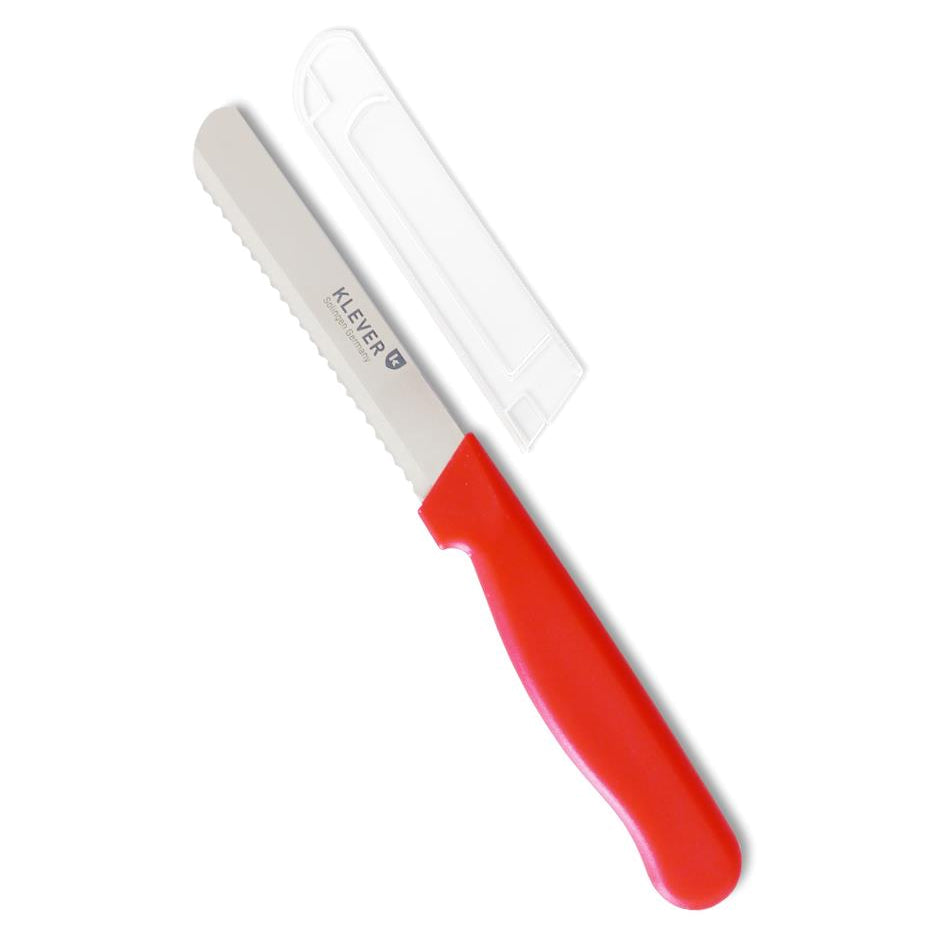 Klever Serrated Utility Knife, 10cm