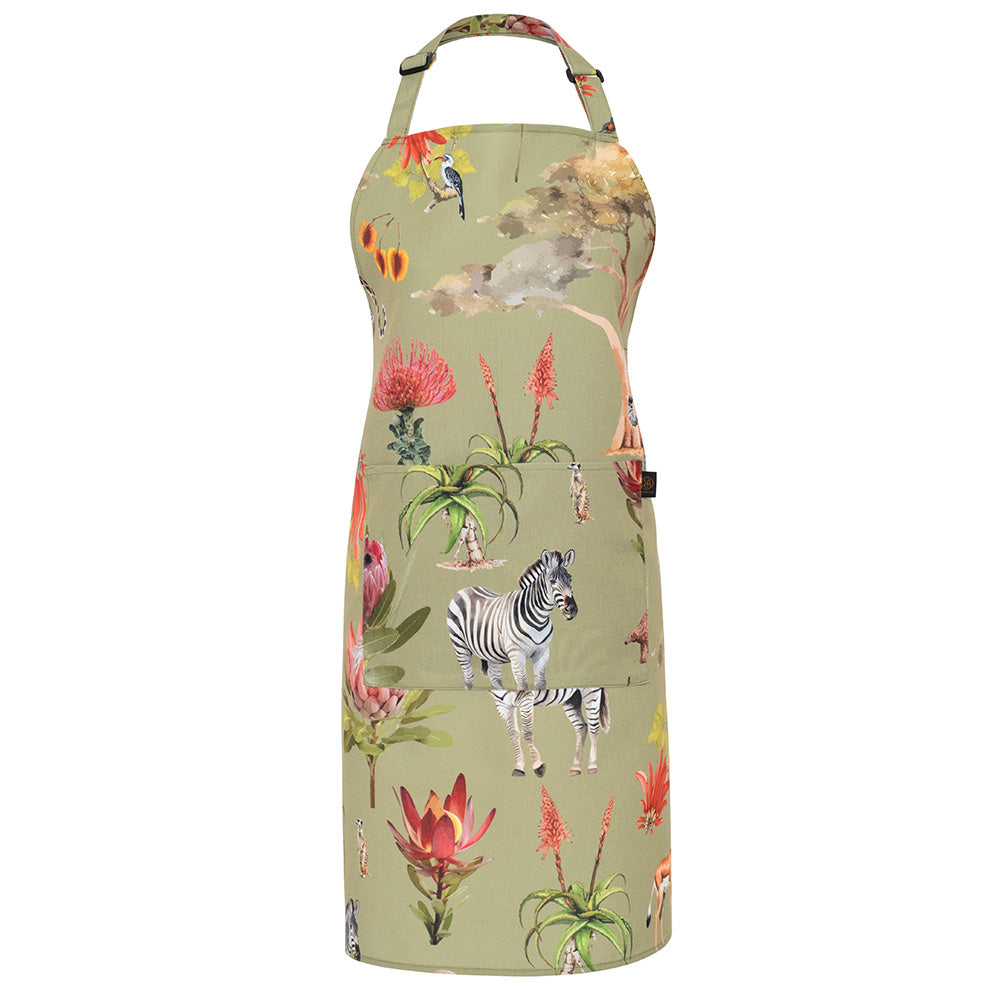 DSA Linen African Vibes Full Bib Apron