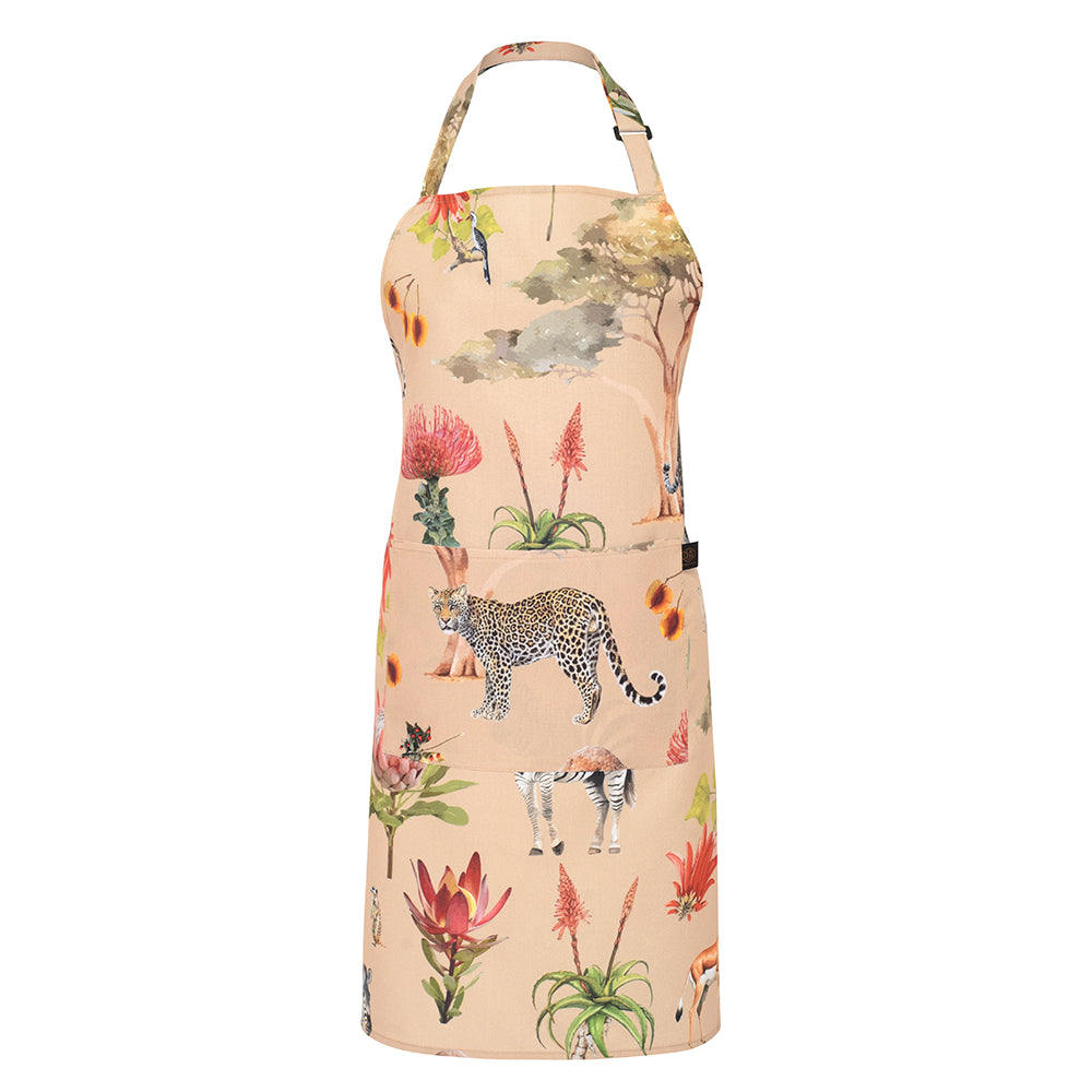 DSA Linen African Vibes Full Bib Apron
