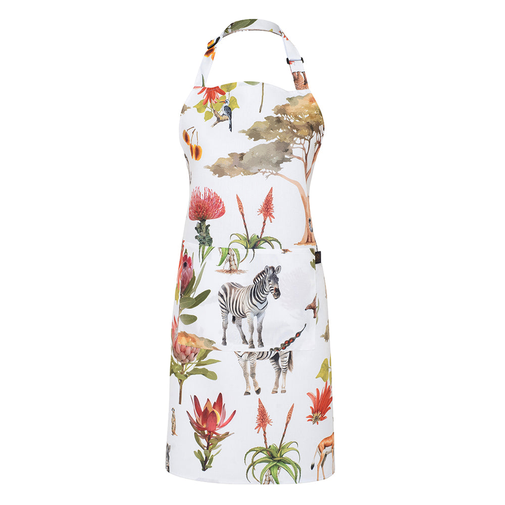 DSA Linen African Vibes Full Bib Apron