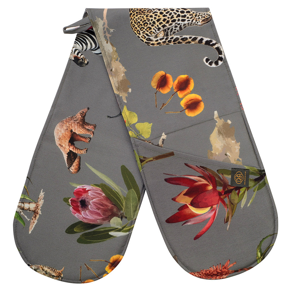 DSA Linen African Vibes Double Oven Glove