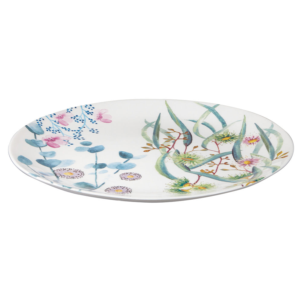 Maxwell & Williams Botanic Gardens Eucalyptus Bloom Round Platter, 33cm