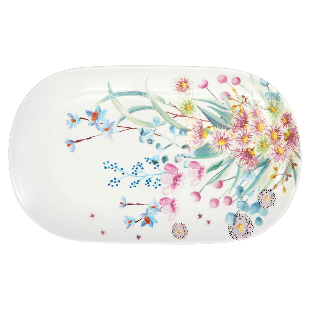 Maxwell & Williams Botanic Gardens Eucalyptus Bloom Oblong Platter, 37cm