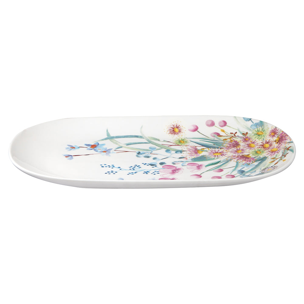 Maxwell & Williams Botanic Gardens Eucalyptus Bloom Oblong Platter, 37cm