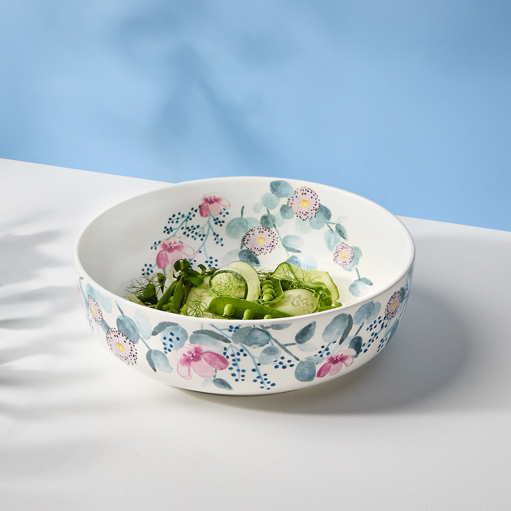 Maxwell & Williams Botanic Gardens Eucalyptus Bloom Serving Bowl, 25cm