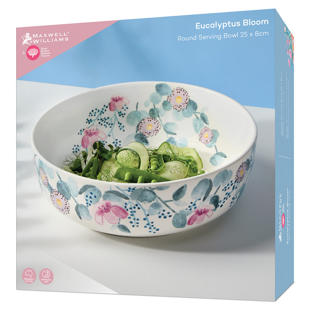 Maxwell & Williams Botanic Gardens Eucalyptus Bloom Serving Bowl, 30cm