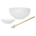 White Basics 16pc Rice Bowl Set