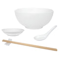 White Basics 10pc Noodle Bowl Set