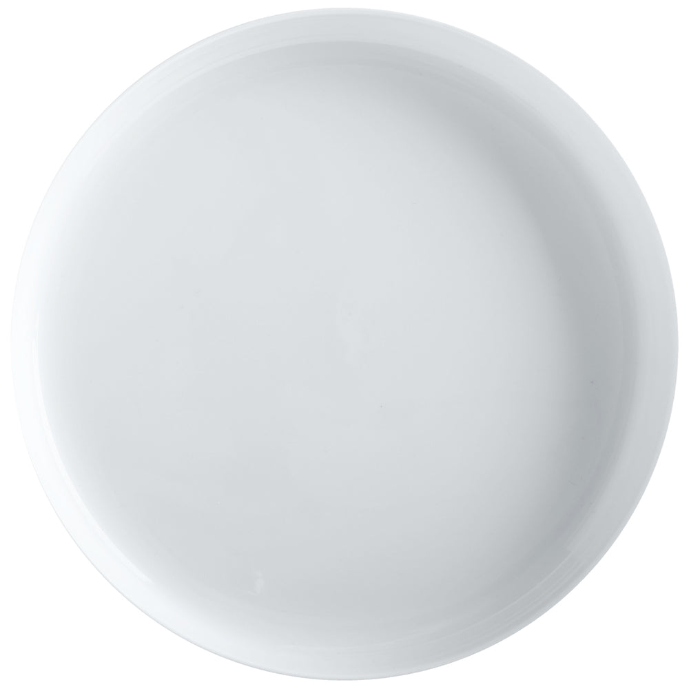 White Basics High Rim Platter, 28cm