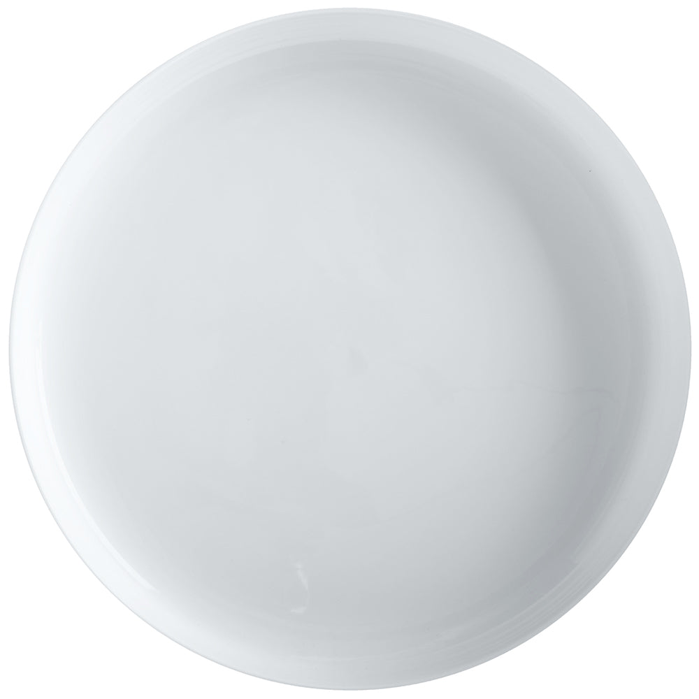 White Basics High Rim Platter, 28cm