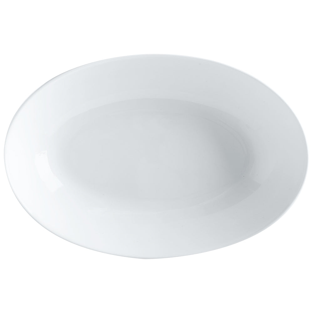 White Basics Oval Bowl, 25cm