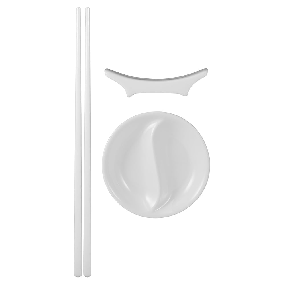 White Basics 12pc Chopstick Entertainment Set