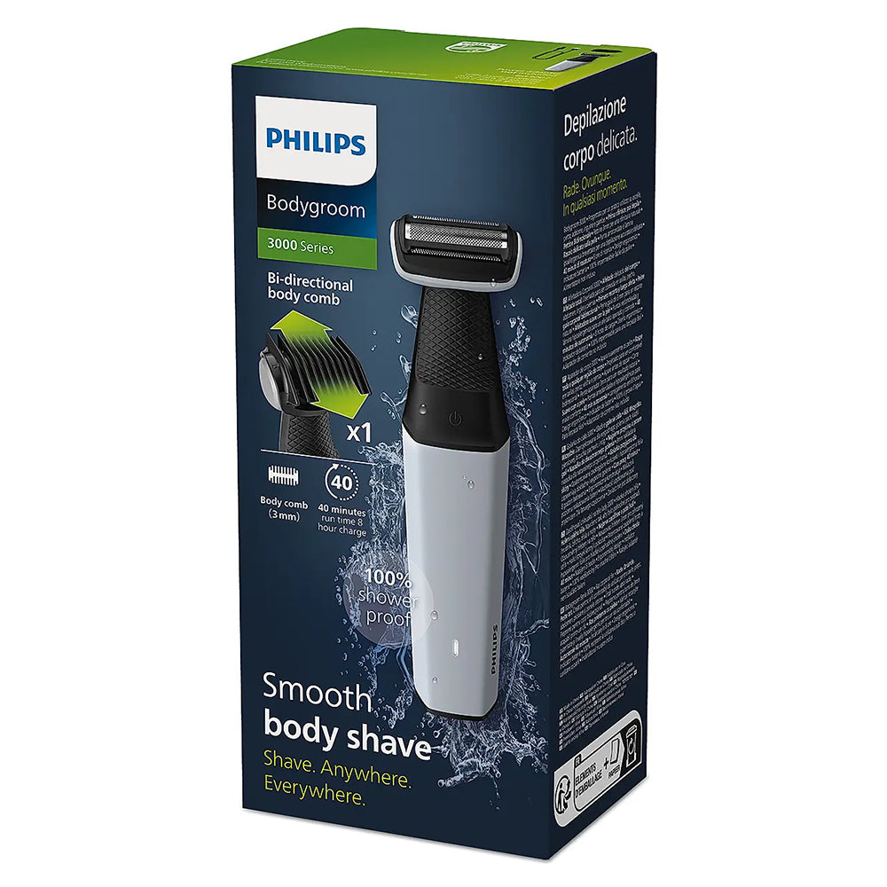 Philips Series 3000 Cordless Wet & Dry Groin & Body Trimmer