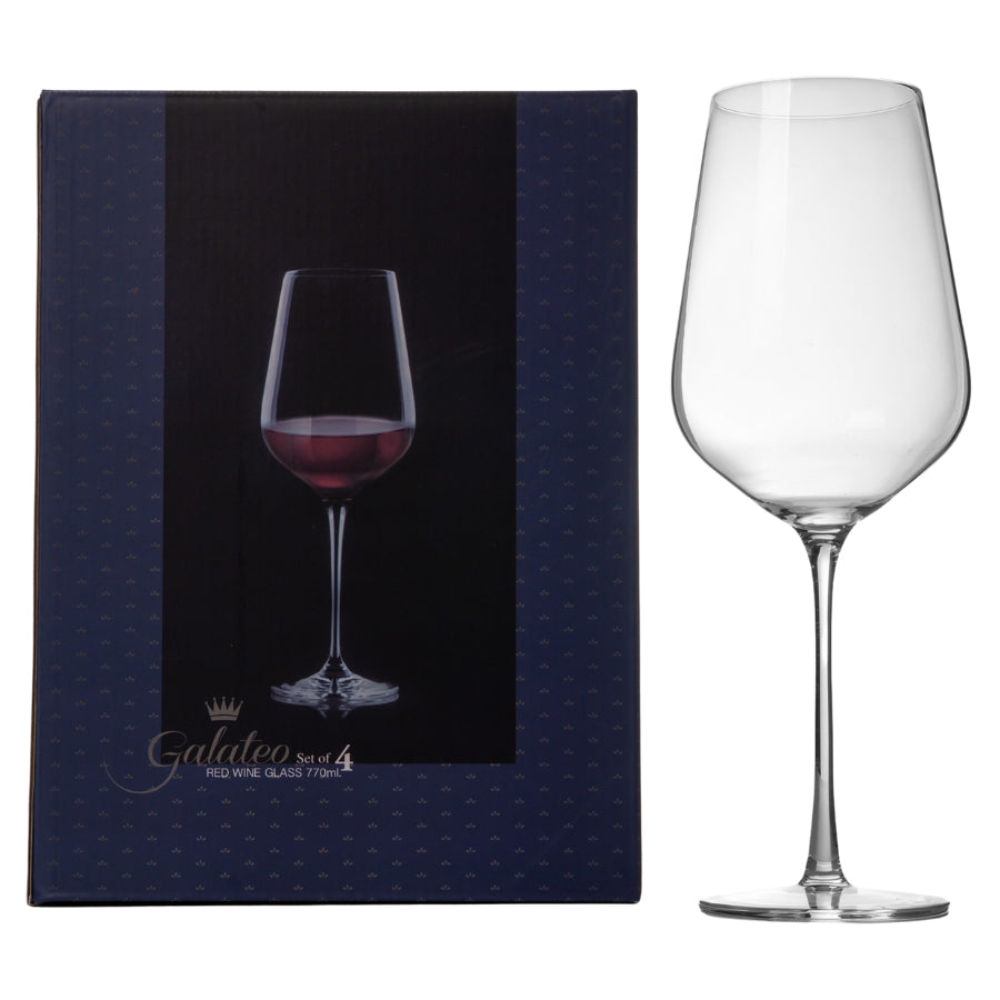 Galateo 770ml Red Wine Glasses, Set of 4