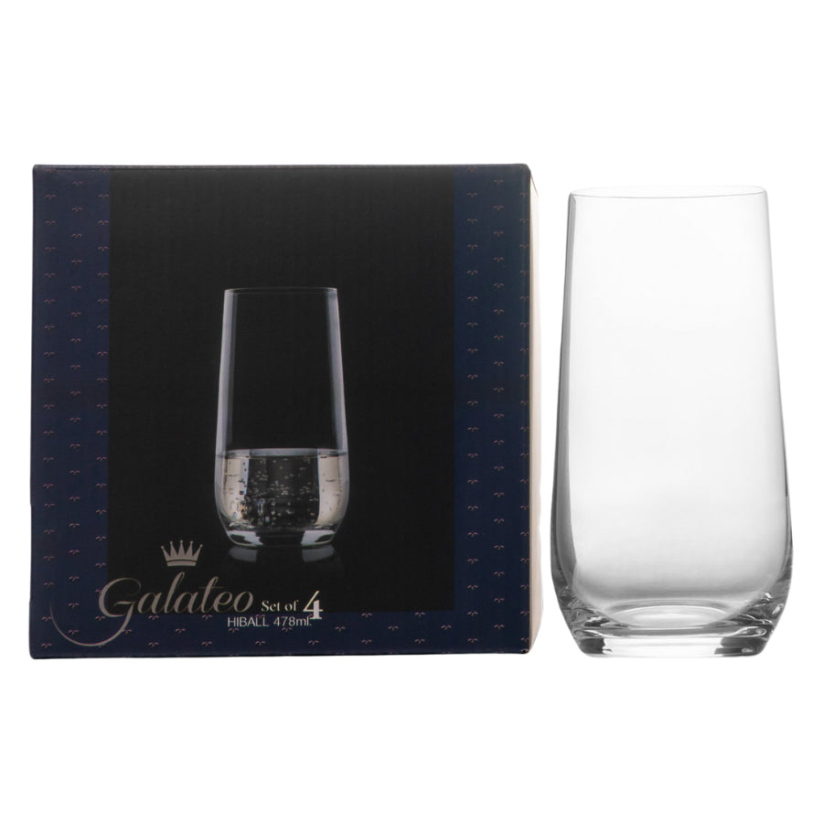 Galateo 480ml Hiball Glasses, Set of 4