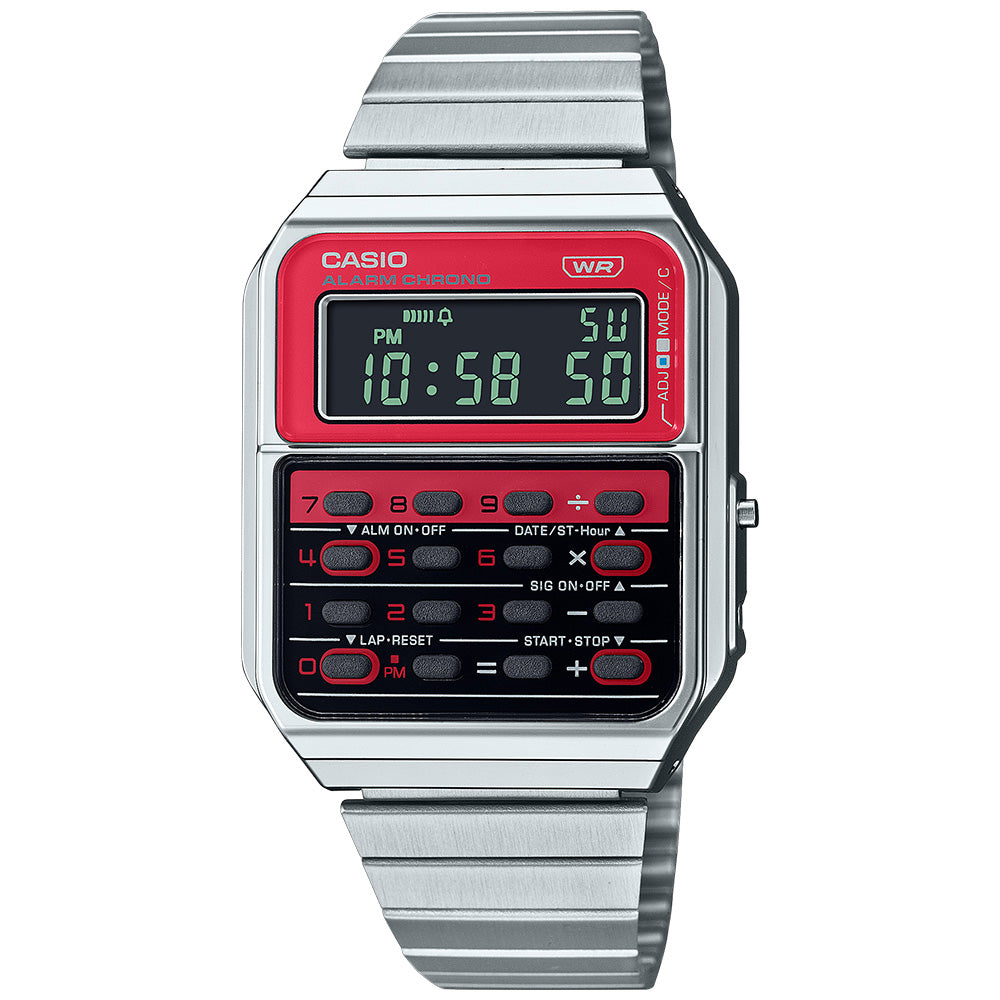 Casio Retro Men's Databank Digital Wrist Watch, CA-500WE