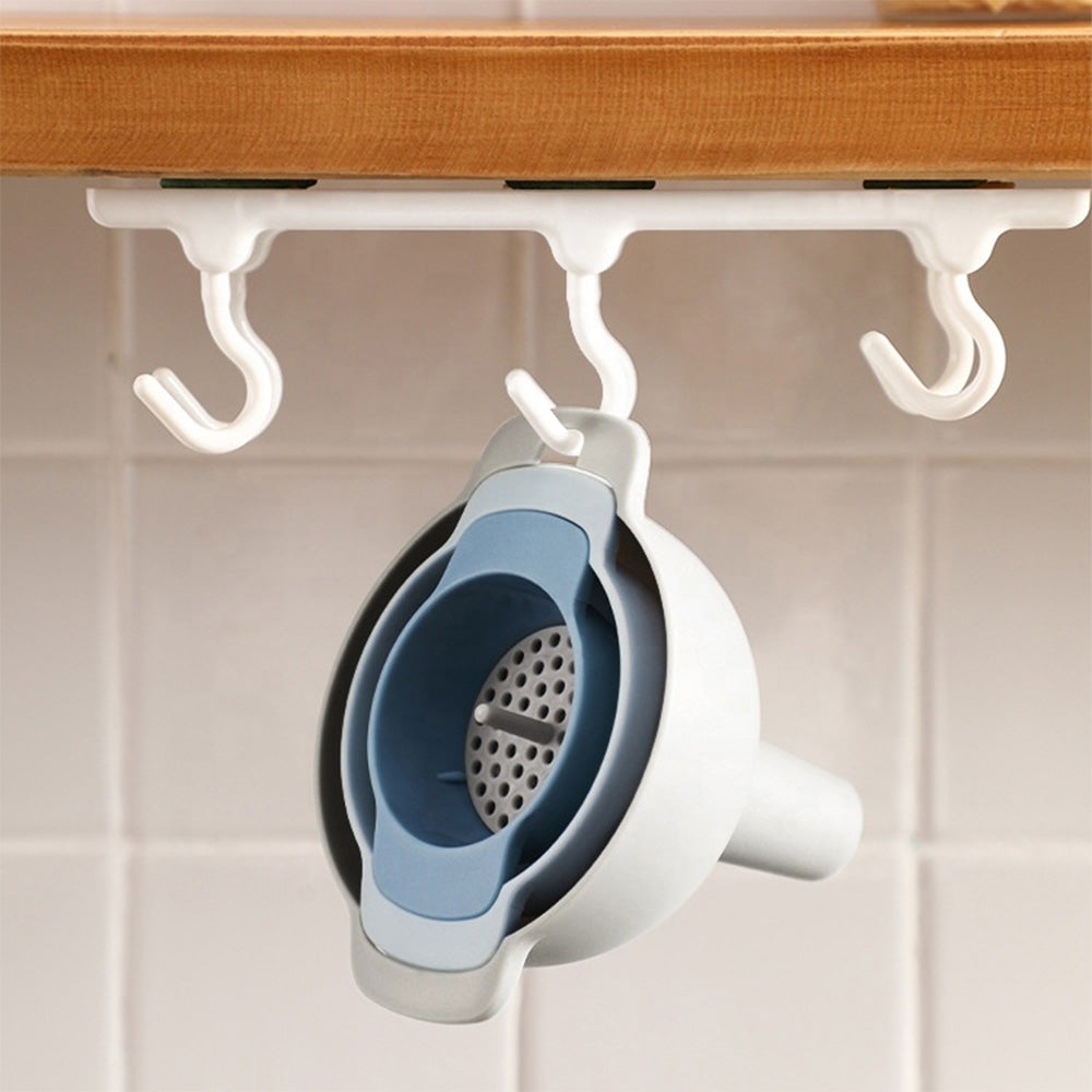 Creative Cooking Set Of 4 Nesting Funnels With Strainer