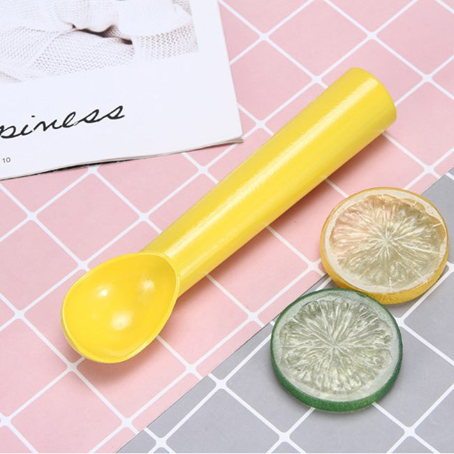 Creative Cooking Yellow Aluminium Ice Cream Scoop