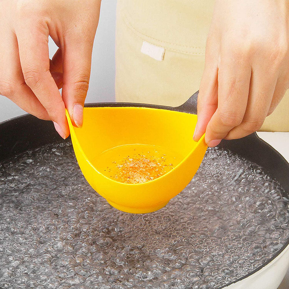 Creative Cooking Silicone Egg Poachers, Set Of 4