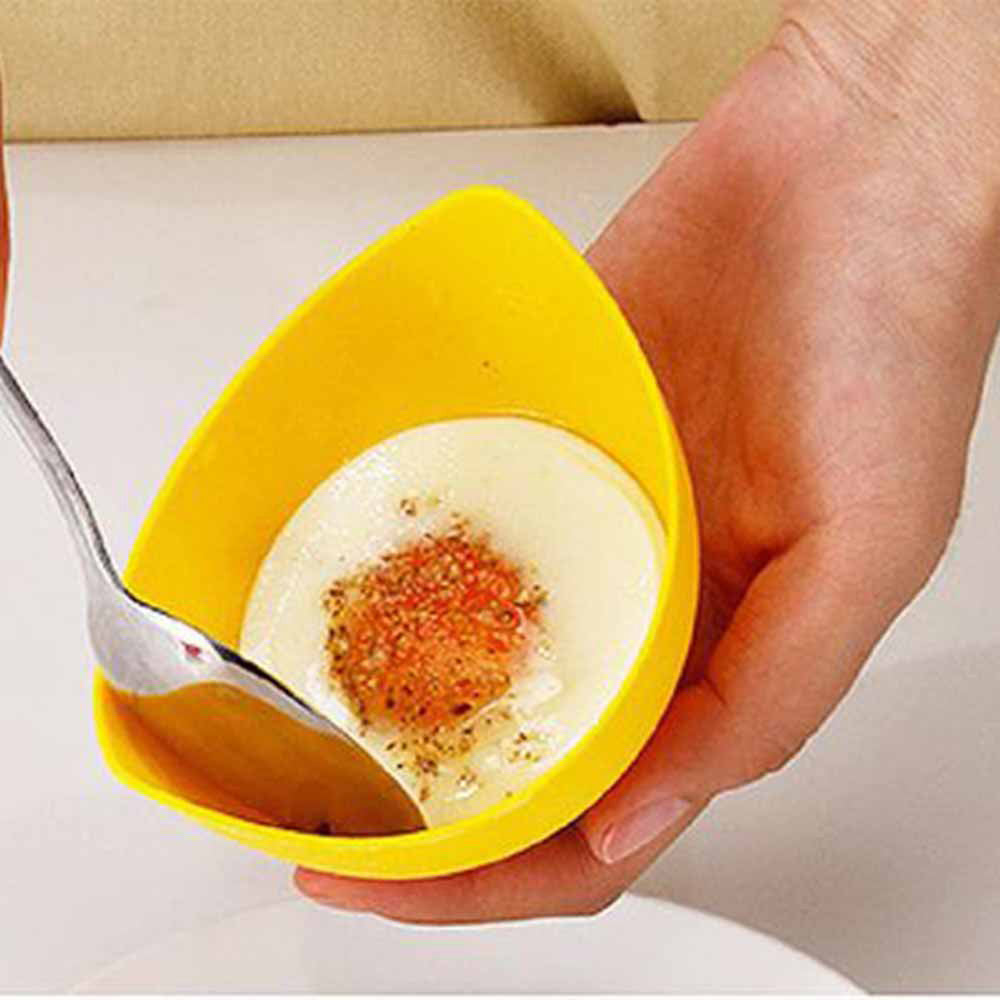 Creative Cooking Silicone Egg Poachers, Set Of 4