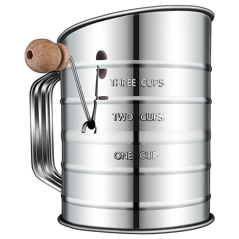 Creative Cooking Rotary Flour Sifter